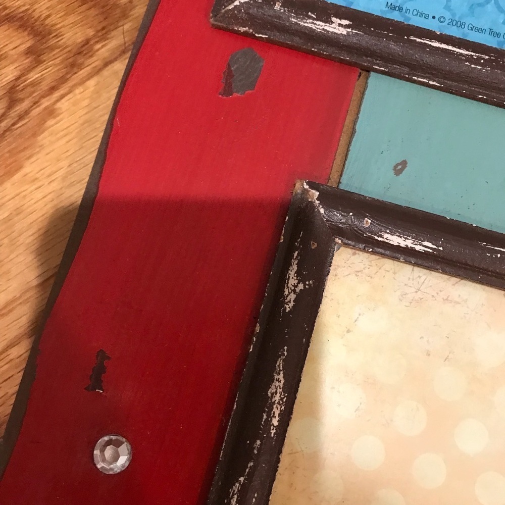 🖼Distressed Double Photo Frame - Picture 4 of 8